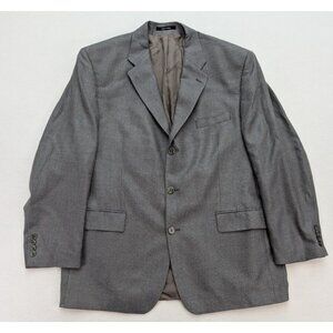 Franco Tassi Men's Blazer Jacket Sport Coat Size 46R Gray Woven